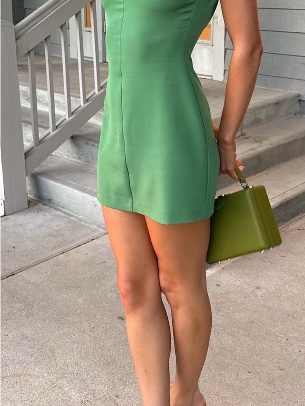 Zara Emerald Green Mini Dress